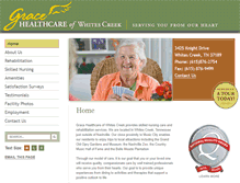 Tablet Screenshot of gracehcwhitescreek.com